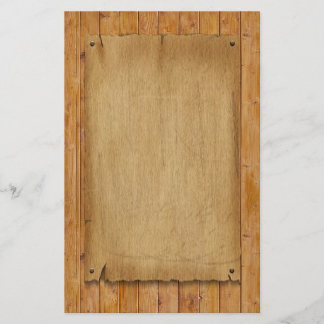Lantlig Parchment Brevpapper (Framsida)