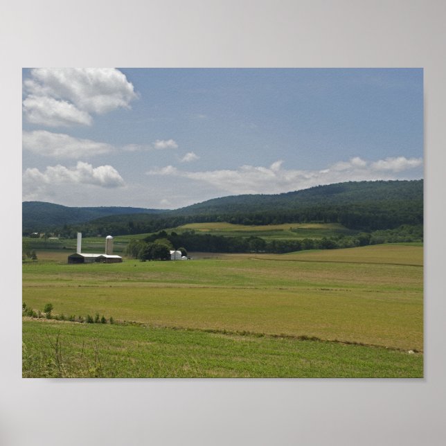 Lantlig Pennsylvania gård Poster (Framsidan)