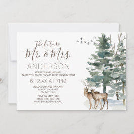 Lantlig skogförlovningsfest inbjudningar