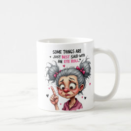 Lantlig Söt Farmor Kaffemugg