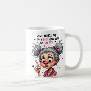 Lantlig Söt Farmor Kaffemugg