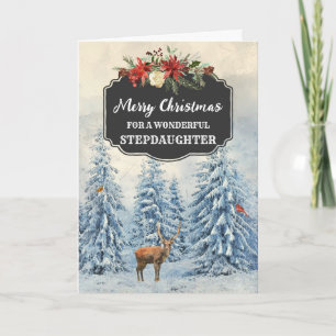 Lantlig Stegodotter God Jul Kort