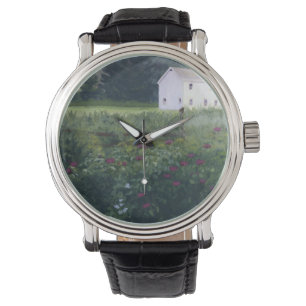 Lantlig trädgård armbandsur