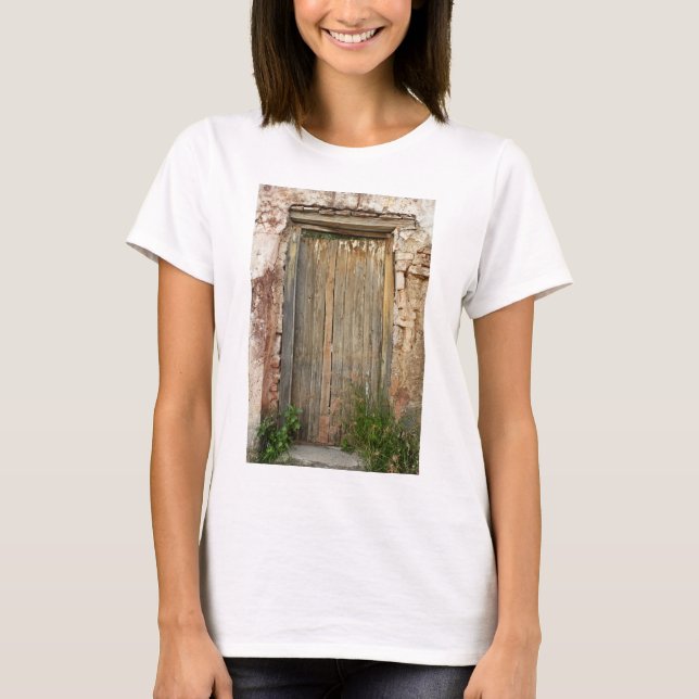 Lantlig trädörröppning i Mexico T Shirt (Framsida)
