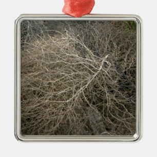 Lantlig Tumbleweed Julgransprydnad Metall
