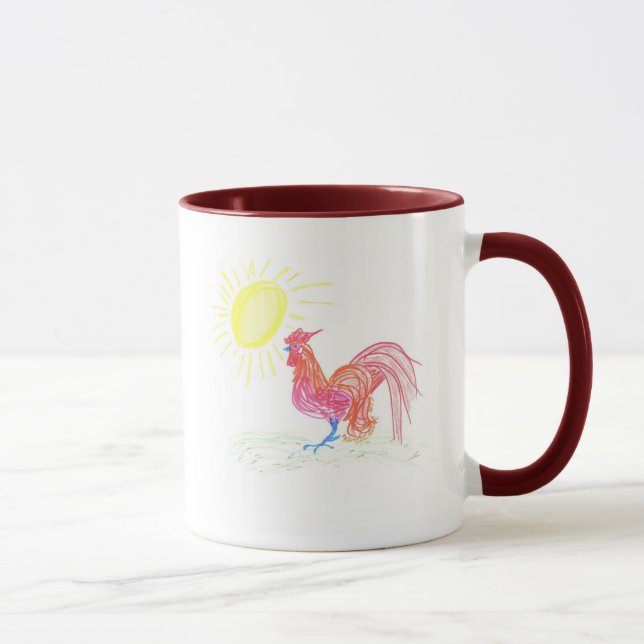 Lantlig Tupp Mugg (Höger)