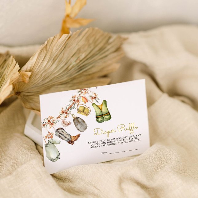 Lantlig tvättlina för blöjor baby lotteri tilläggskort (Skapare uppladdad)