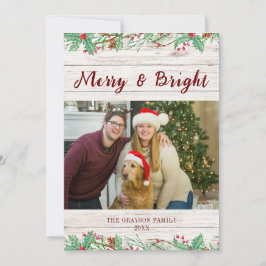 Lantlig västern Ljusbräda Foto Platt Julkort