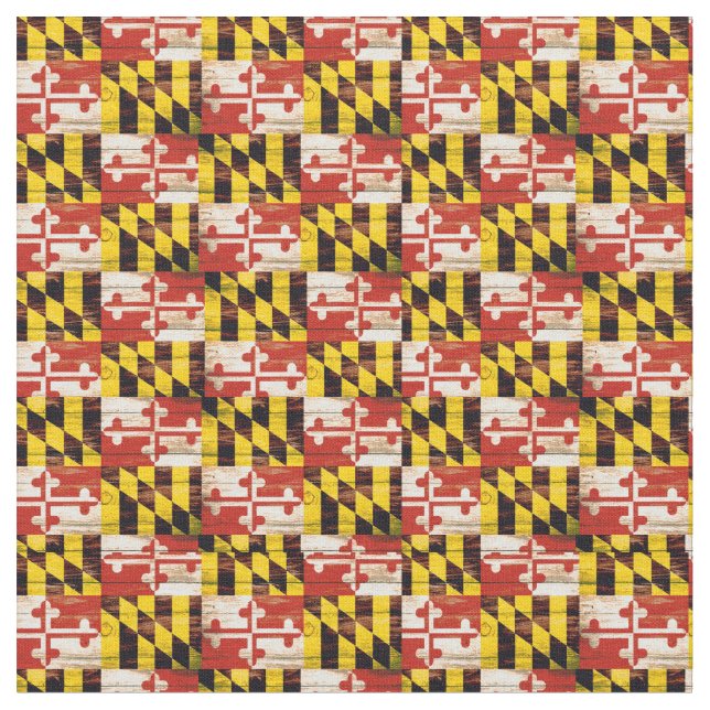 Lantlig wood gård för Maryland flaggatyg Tyg (Närbild)