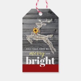 Lantlig Wood rensolrosjul Presentetikett