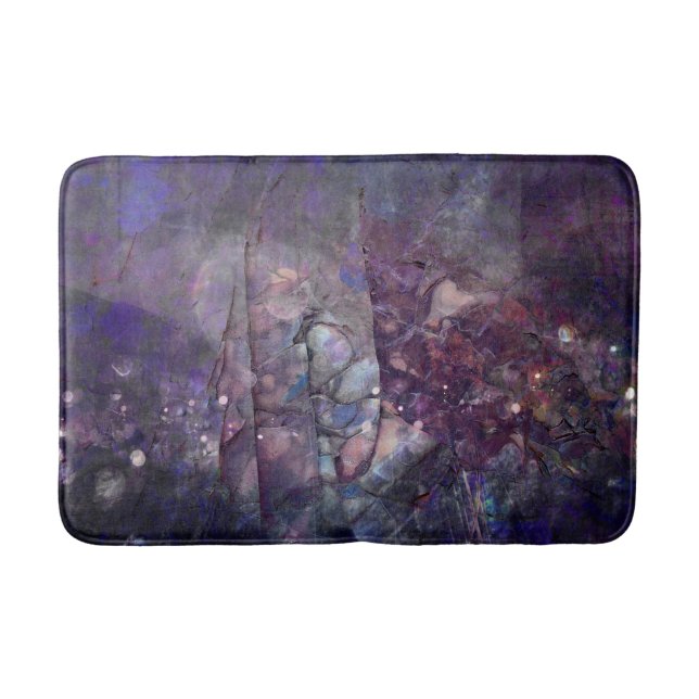 Lantliga Amethyst Crystal Geode Badrumsmatta (Framsidan)