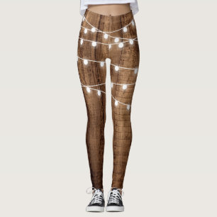 Lantliga beställnings- trä- & feljuskvinnor leggings