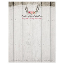 Lantliga blom- horn på kronhjortshabby chicro &