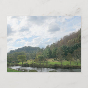 Lantliga Blue Ridge-bergen i North Carolina Vykort