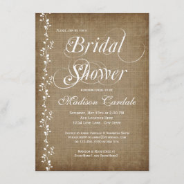 Lantliga inbjudningskort för möhippan för