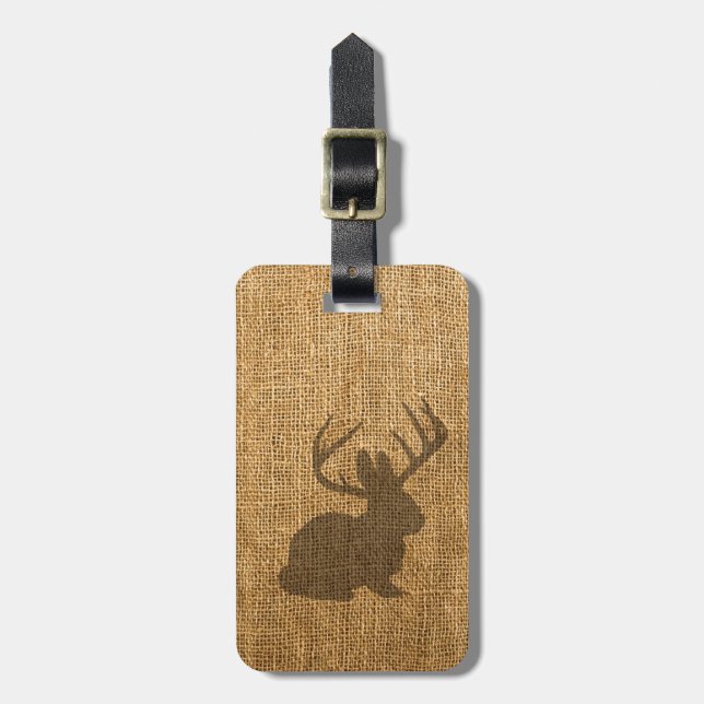 Lantliga Jackalope Bagagebricka (Vertikal Framsida)