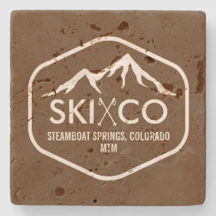 Lantliga Steamboat Springs Co skidar Underlägg Sten