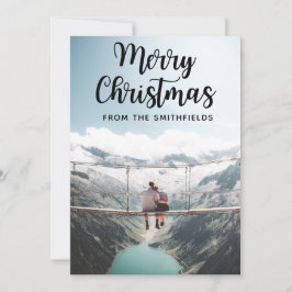 Lantligt Äventyr God Jul Julfirande Julkort