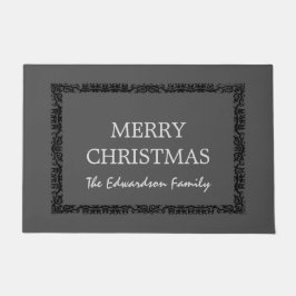 Lantligt efternamn för vintageramgod jul