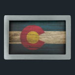 Lantligt gammalt trä för Colorado flagga<br><div class="desc">Sugga av din Colorado statliga pride med ett grafiskt objekt för begränsad upplagaColorado flagga. Köp det nu och spara!</div>