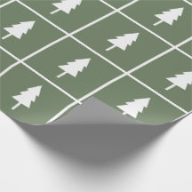 Lantligt julgranpapper