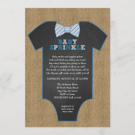 Lantligt stänk för baby för pojke för inbjudningar