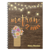 Lantligt trä stränger ljus "Matron-av-Heder",