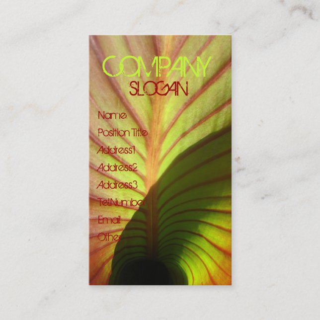 Lantligt Visitkort (Framsida)