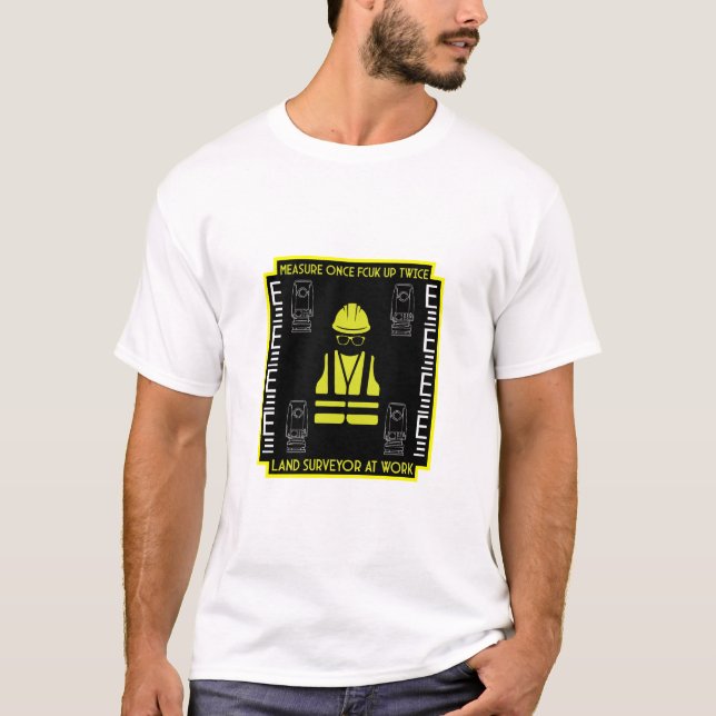 lantmätare t shirt (Framsida)