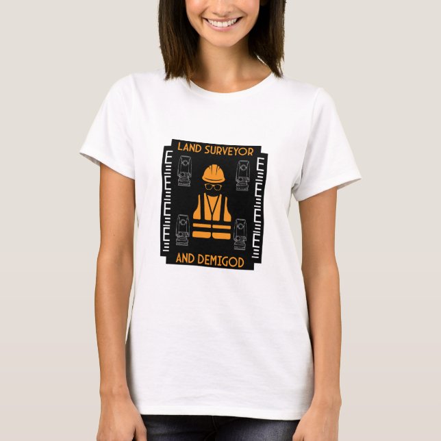 lantmätare t shirt (Framsida)