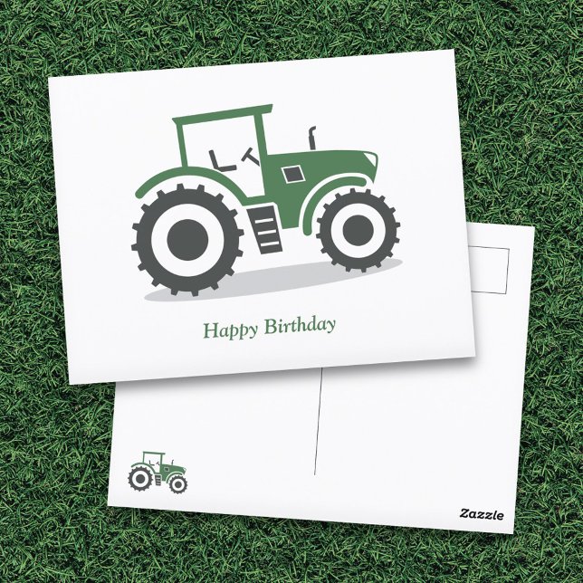 Lanttraktor Vykort (Farm Tractor Postcard)