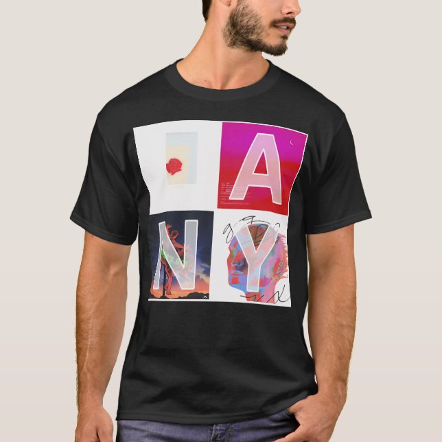 Lany Album Mosaic T Shirt (Framsida)