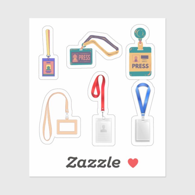 Lanyard Stickers Klistermärken (Ark)