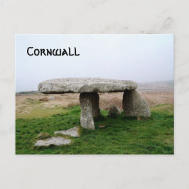 Lanyon Quoitanseende stenar Cornwall England Vykort