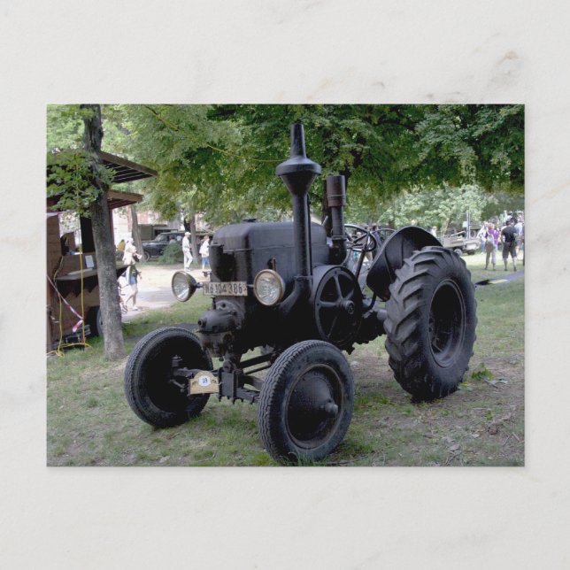 Lanz Bulldog Vykort (Framsida)