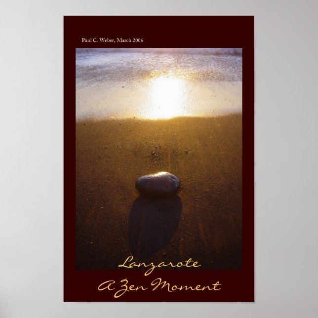 Lanzarote: A Zen Moment Poster (Framsidan)