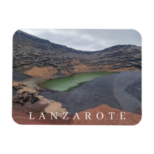 Lanzarote El Golfo-vykylmagnet Magnet
