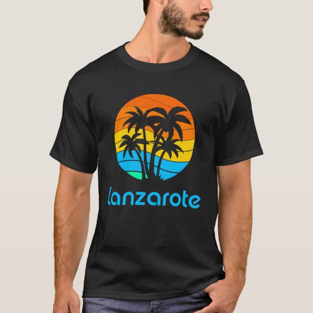 Lanzarote Island T Shirt (Framsida)