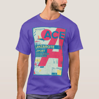 Lanzarote Kanarieöarna, Spaniens flygplats Travel  T Shirt