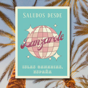Lanzarote kanariska ön Spanien semesterkort Vykort