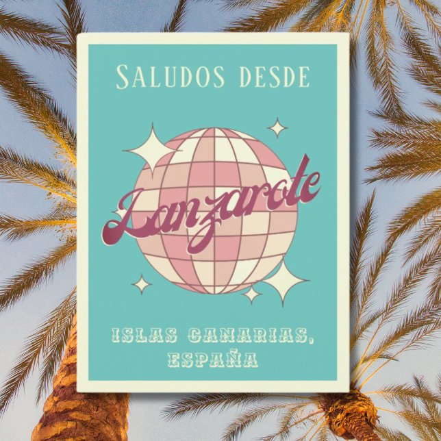 Lanzarote kanariska ön Spanien semesterkort Vykort (Skapare uppladdad)