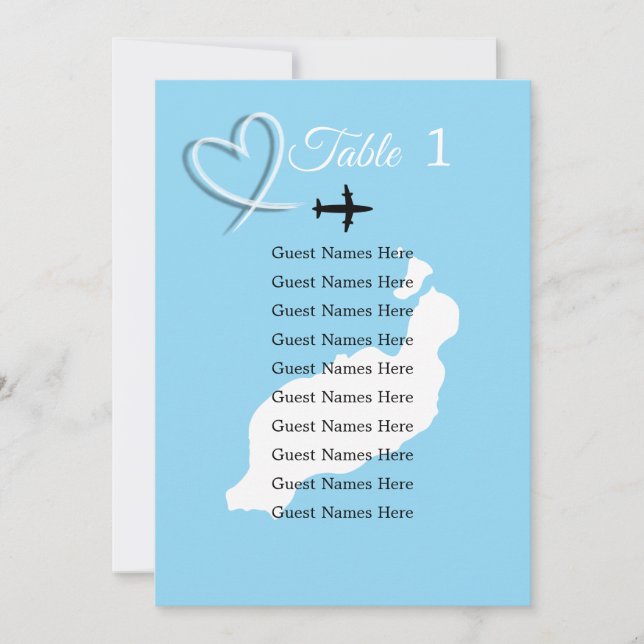 Lanzarote Spain Beach Wedding Inbjudningar (Framsida)