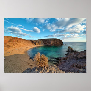 Lanzarote strandcove poster