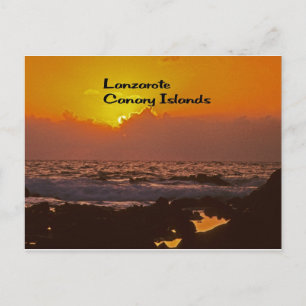 Lanzarote Sunset Vykort