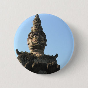 Lao Giant Guardian ... Buddha Park, Vientiane, Lao Knapp