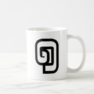 Lao / Laos Nummer Ett / 1 / ໑ (Nung/Nueng) Laotisk Kaffemugg