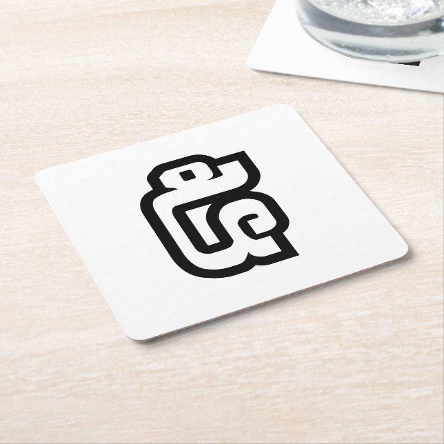 Lao / Laos Nummer Fem / 5 / ໕ (Haa/Ha) Laotiska Underlägg Papper Kvadrat (Vinklad)