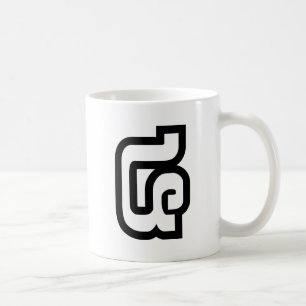 Lao / Laos Nummer Fyra / 4 / ໔ (See/Si på laotiska Kaffemugg