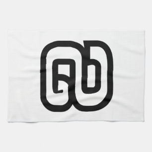 Lao/Laos nummer nio / 9 / ໙ (Kao/Gao) laotier Kökshandduk