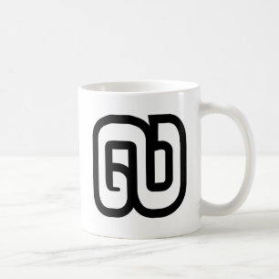 Lao / Laos Nummer Nio / 9 / ໙ (Kao/Gao) Laotiska Kaffemugg